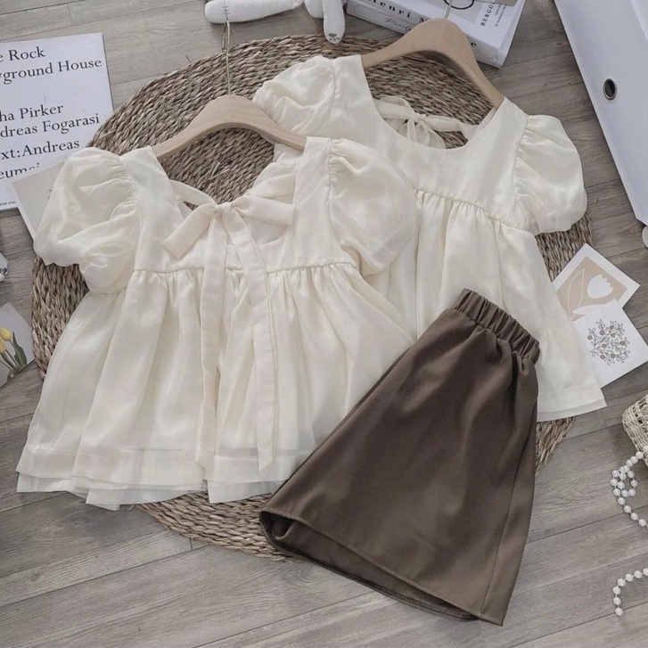Set babydoll tơ nhẹ cực xinh hàng qc