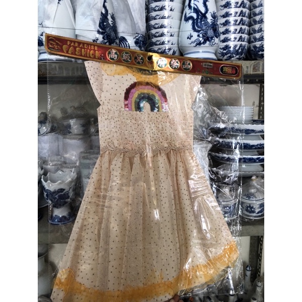 Quần Áo,Váy trẻ em vàng mã cho  Bé Gái Giấy Cao Cấp