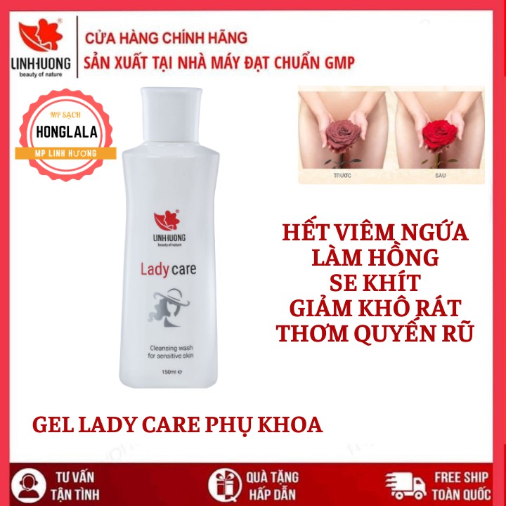 GEL LADY CARE PHỤ KHOA LINH HƯƠNG - HỒNG THƠM KHÍT [CHÍNH HÃNG]