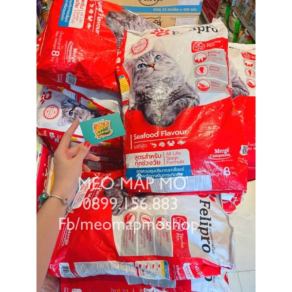 THỨC ĂN HẠT FELIPRO VỊ HẢI SẢN THỨC ĂN CHO MÈO 500g
