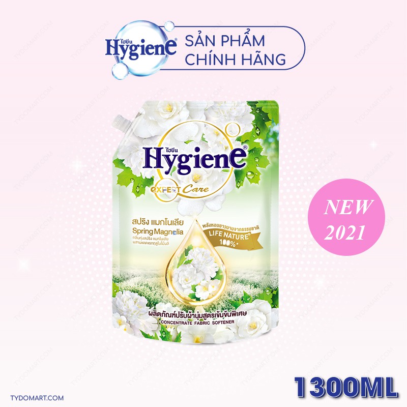 [Có sẵn] Nước xả vải Hygiene Thái Lan đậm đặc lưu hương lâu hơn (Túi) 1300ml