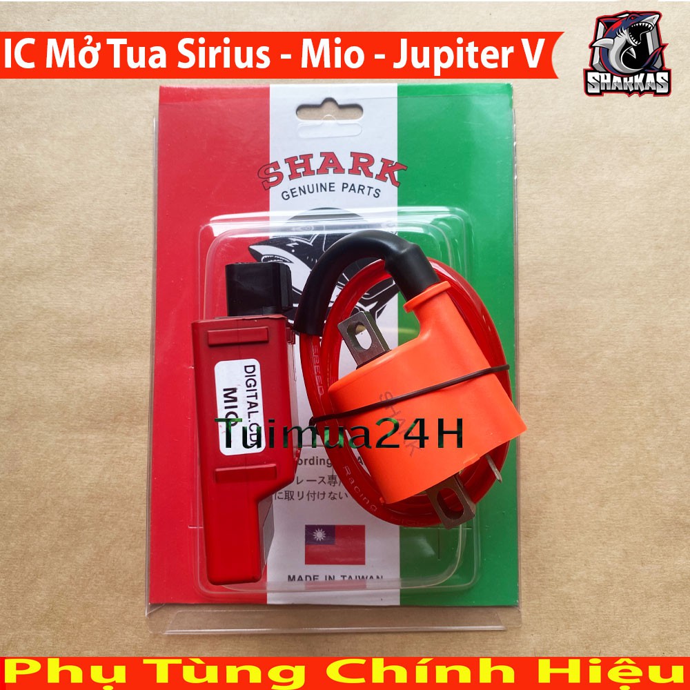 IC/MOBIN SƯỜN SHARK ĐỘ MỞ TUA MÁY CỰC MẠNH SIRIUS Xăng Cơ – JUPITER V110CC, Mio