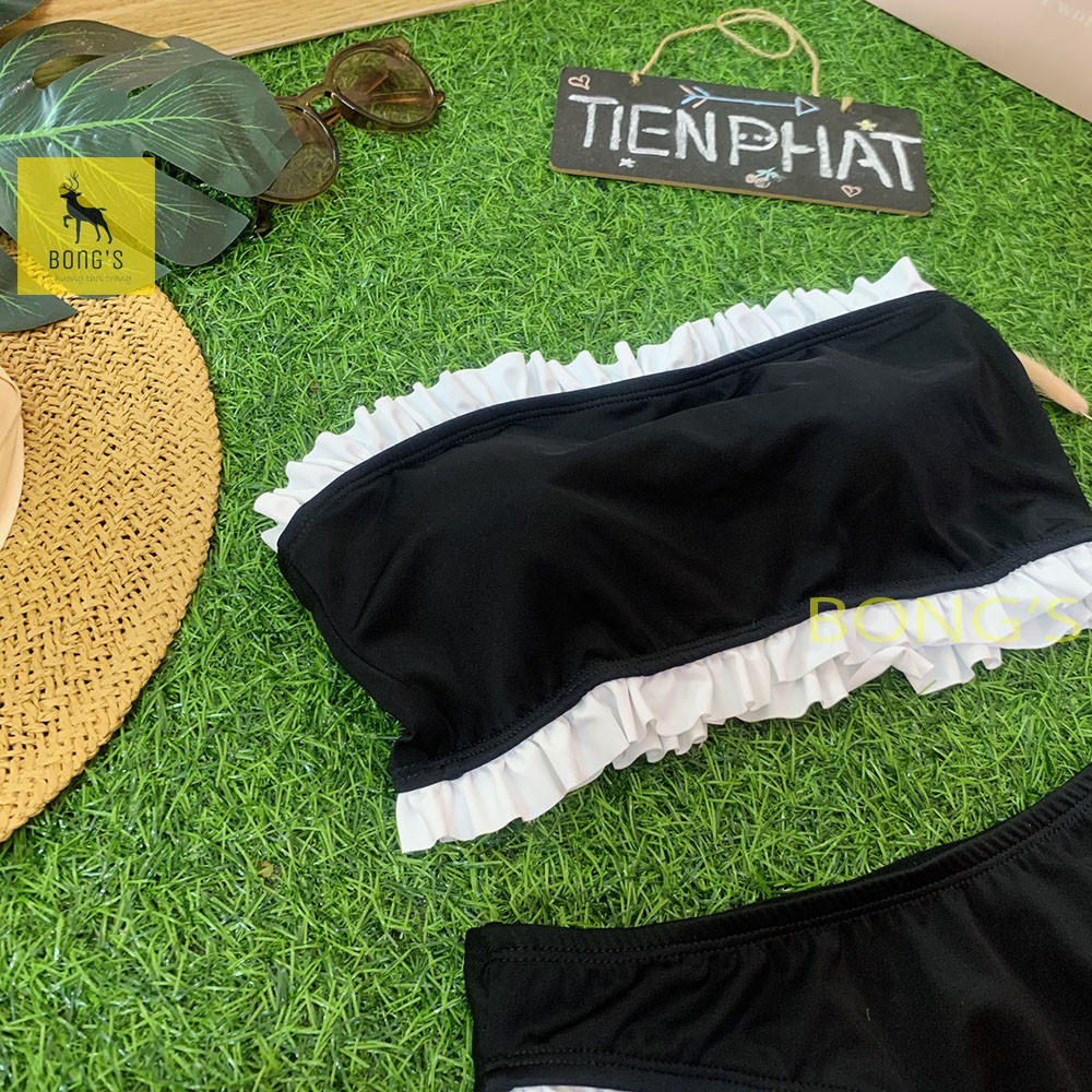 Bikini 2 mảnh tiểu thư - Bikini nhún bèo siêu cưng (Ảnh thật shop chụp) | BigBuy360 - bigbuy360.vn