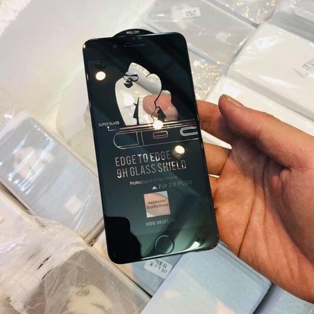 [ĐÃ có IP15 ] Kính KingKong Wk Full Không Hộp dành cho IP 6 đến 15 Pro Max