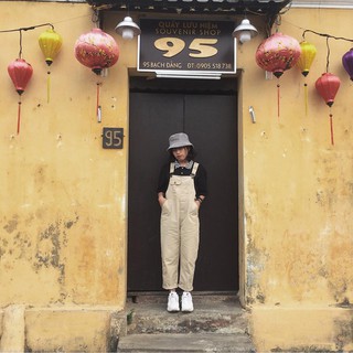 Quần Yếm Kaki