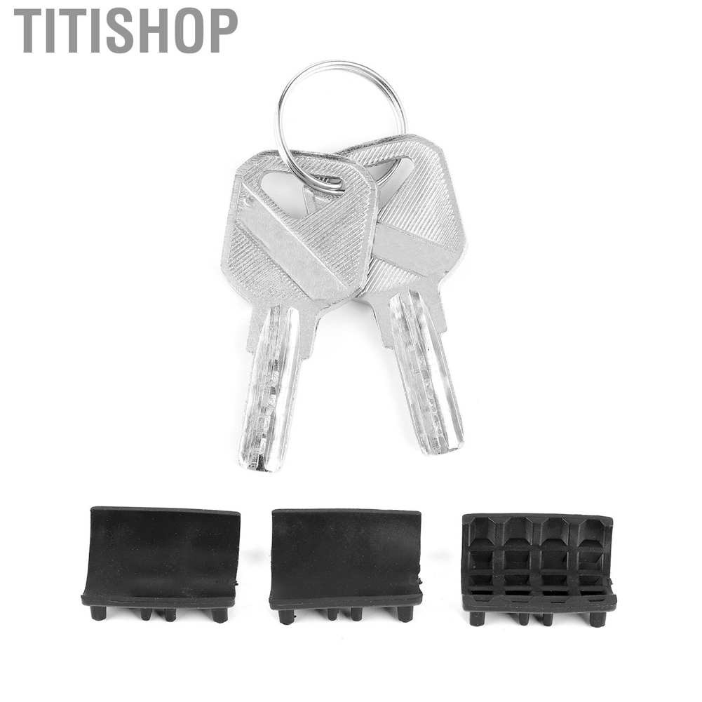 Titishop Motorcycle Handlebar Grip Lock Anti‑Theft Protection Fit for E‑Scooter ATV Motorbike