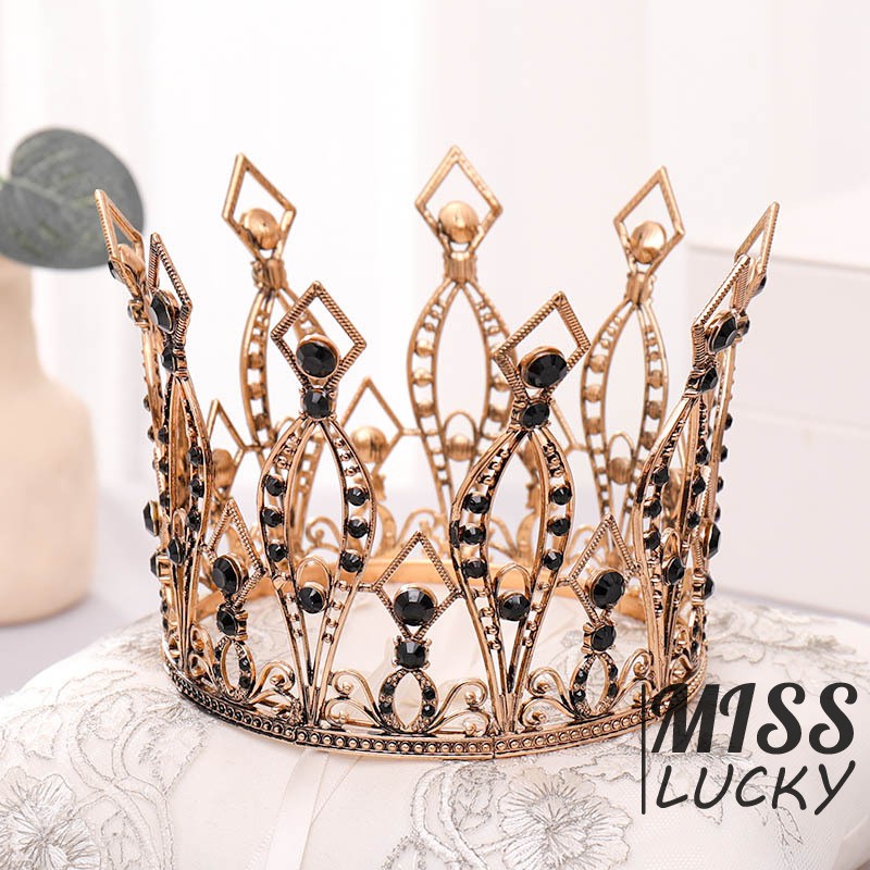 Vương miện kiểu dáng thời trang sang trọng đa dụng cho nữ