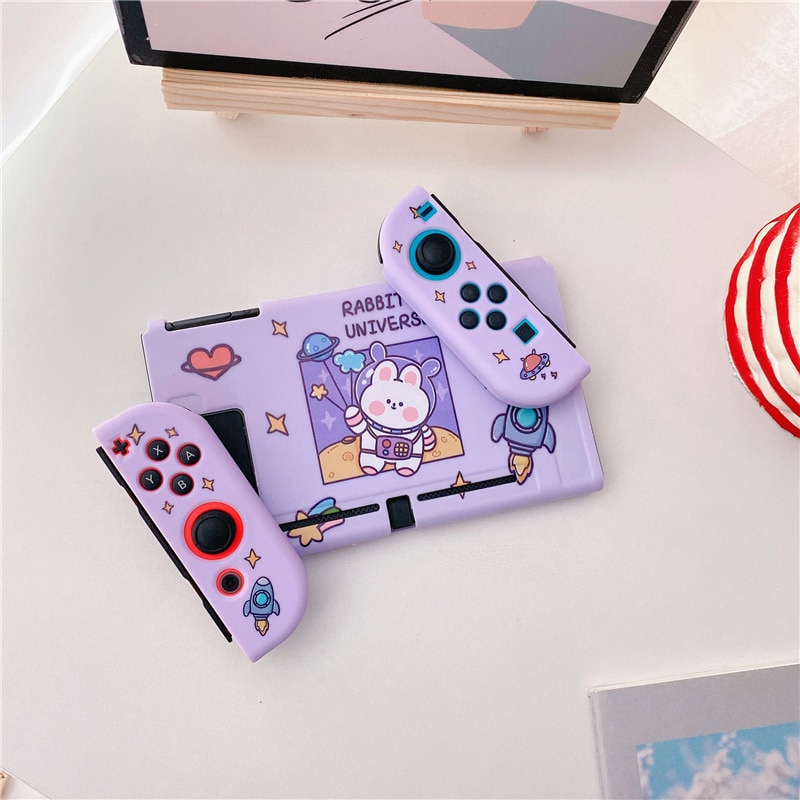 Ốp TPU Mềm In Hình Hoạt Hình Dễ Thương Bảo Vệ Cho Máy Chơi Game Nintendo Switch