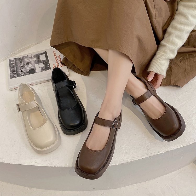 Giày Búp Bê Mũi Vuông Thời Trang Đơn Giản Cho Nữ | BigBuy360 - bigbuy360.vn