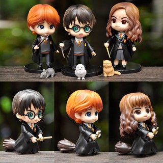 Mô Hình Để Bàn ⭐FREE SHIP⭐ Set Mô Hình ChiBi Hary Potter Trang Trí Bàn Làm Việc, Nhà Cửa