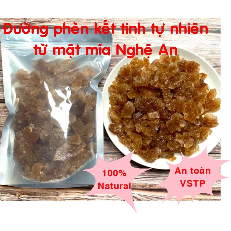 1kg đường phèn kết tinh tự nhiên từ mật mía