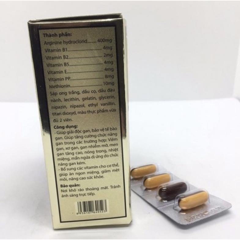 Viên uống Bổ gan Acginin B400 - Hỗ trợ tăng cường chức năng gan - Hộp 60 viên