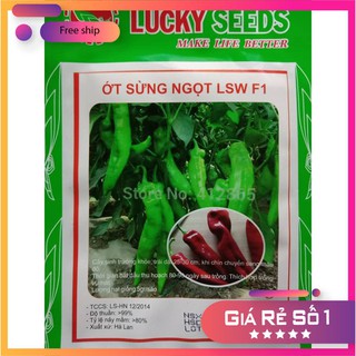 Hạt giống ớt sừng ngọt - 30 hạt LUCKY.VN