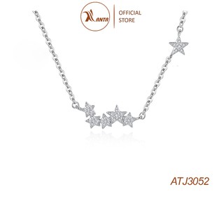 Dây chuyền bạc 925 Ngôi Sao Pha Lê Lấp Lánh Thanh Lịch Cho Nữ ANTA Jewelry - ATJ3052