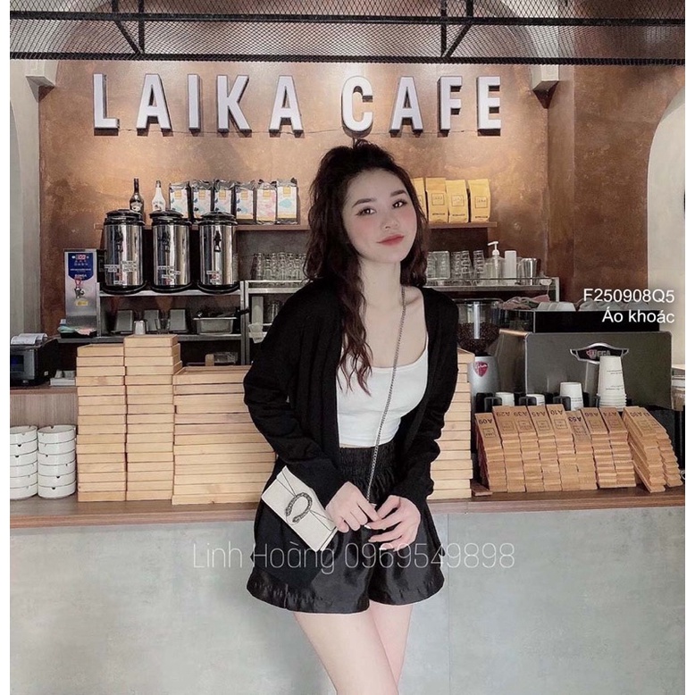 Áo khoát len tay dài