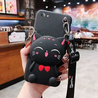 Ốp điện thoại mềm kèm ví Mickey Minnie Doraemon Stitch thời trang cho A92S A52 A92 A72 A31 A91 A9 A5 2020 Realme X2 Pro