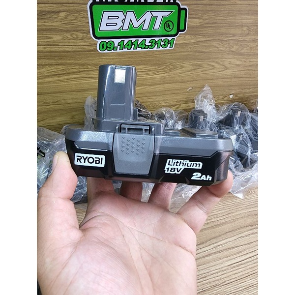Pin Ryobi 18v 2Ah