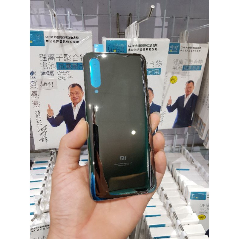 Nắp Lưng Xiaomi Mi 9 xám bạch kim