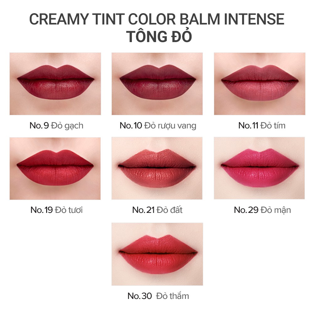 Son bút chì 3 in 1 cho bờ môi mềm mượt Mamonde Creamy Tint Color Balm Intense 2.5g | BigBuy360 - bigbuy360.vn