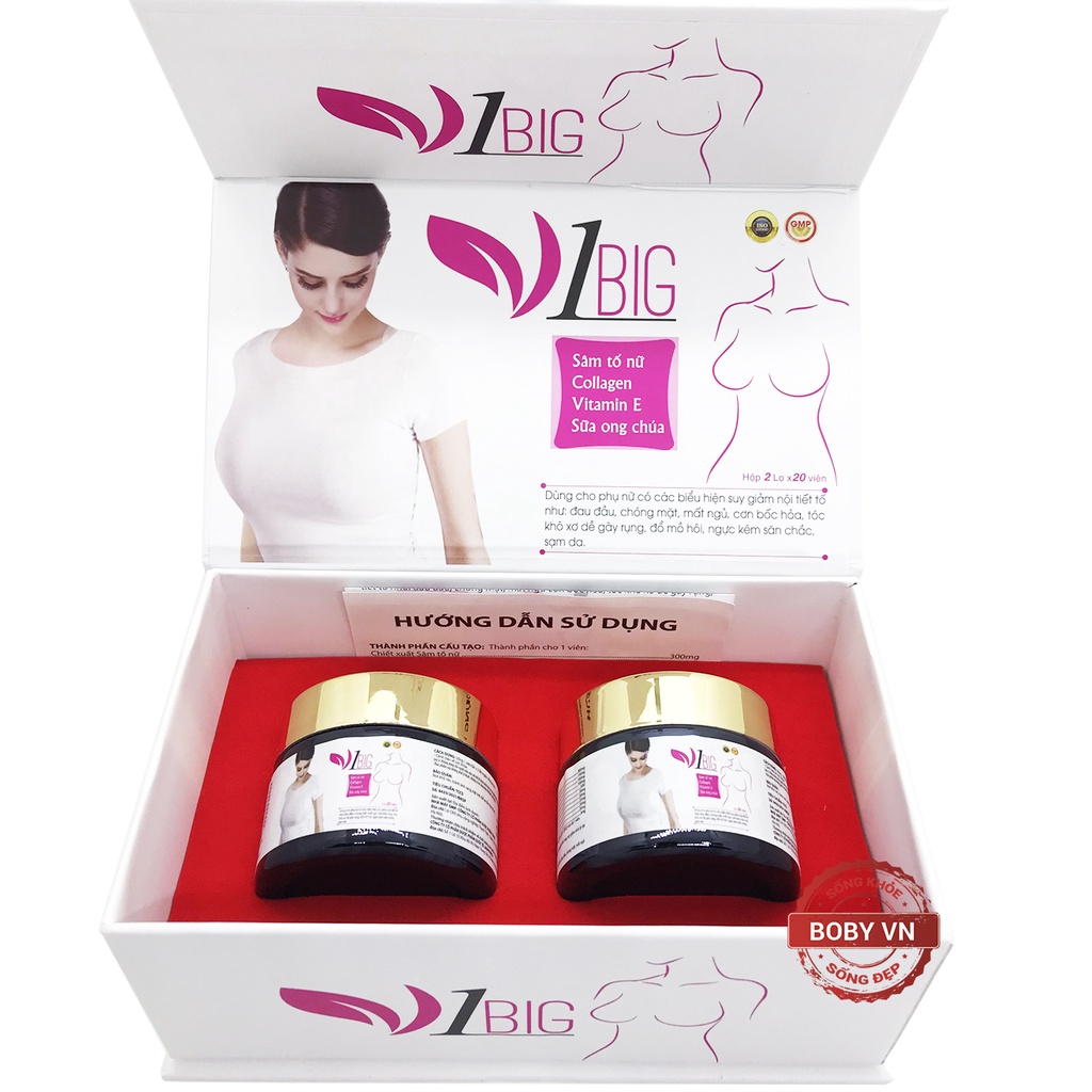 V1Big tăng cường nội tiết tố bổ sung collagen và vitamin E - Boby