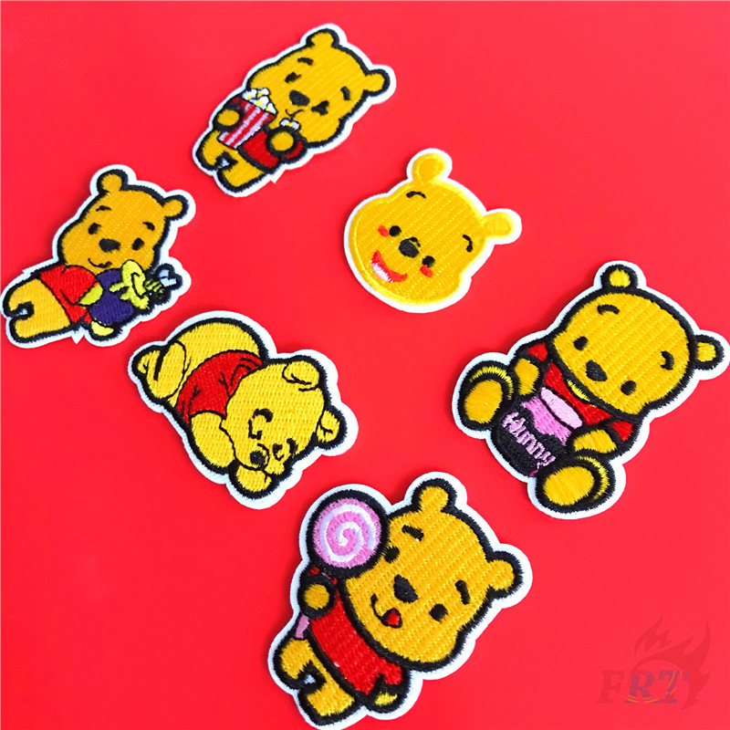 1 Miếng Vá Quần Áo Hình Gấu Pooh Dễ Thương