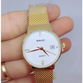 Đồng hồ nữ Halei H411 dây lụa mịn cực đẹp