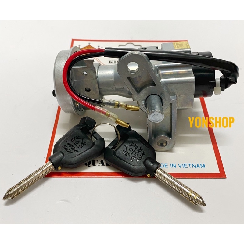 Bộ Ổ Khoá Xe Sirius Fi Chìa 8 Cạnh Chống Trộm Cao Cấp Chính Hãng VƯƠNG NIỆM