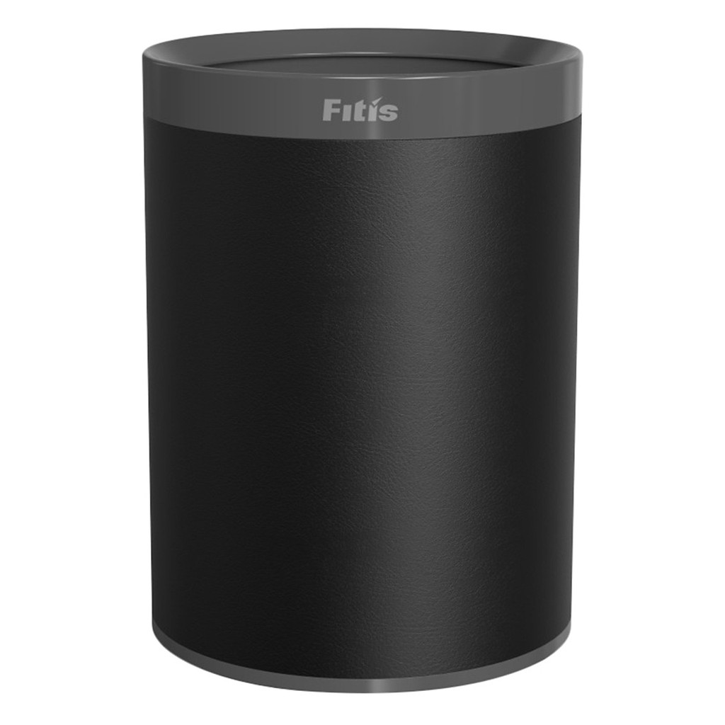 Thùng Rác Fitis ROM3-906 Dual 2 Lớp (Viền Inox) Đen - 8000861400