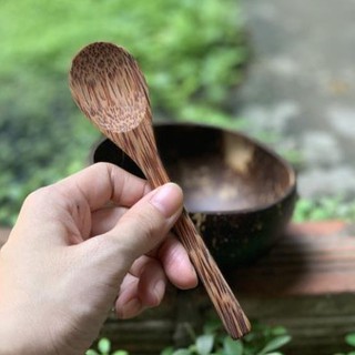 Bát gáo dừa phụ kiện trộn bột
