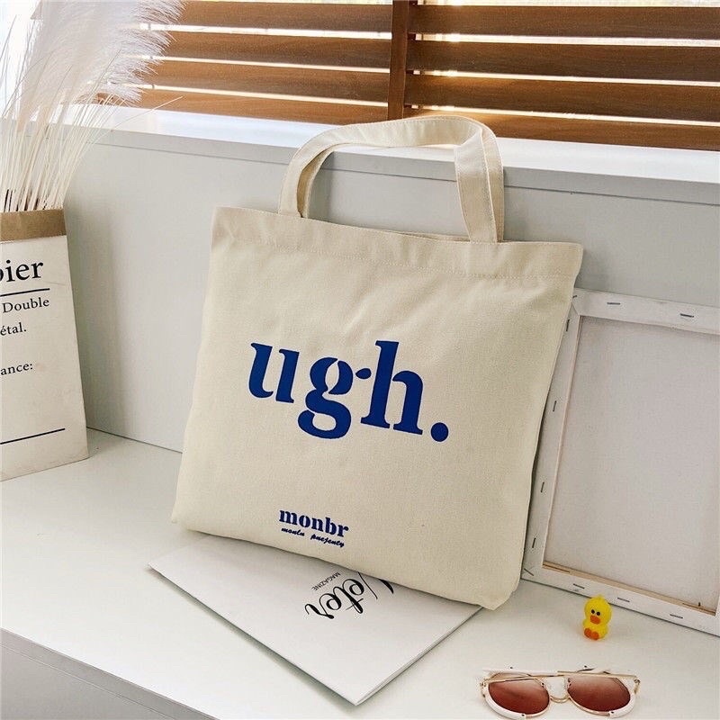 Túi tote vải canvas mộc cao cấp đeo vai đi học đi chơi nhiều mẫu mới nhất