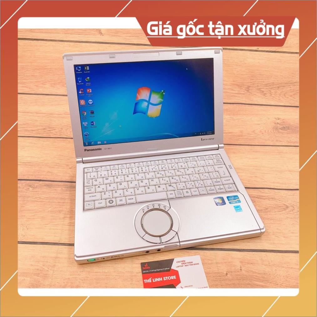 Laptop Panasonic CF-SX1 SX2 màn 12.1 inch có Camera - Có bản SSD mỏng nhẹ