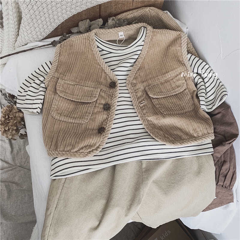 Áo Khoác Vest Không Tay Dáng Rộng Phong Cách Retro Thời Trang Xuân Thu Dành Cho Nữ / Nam