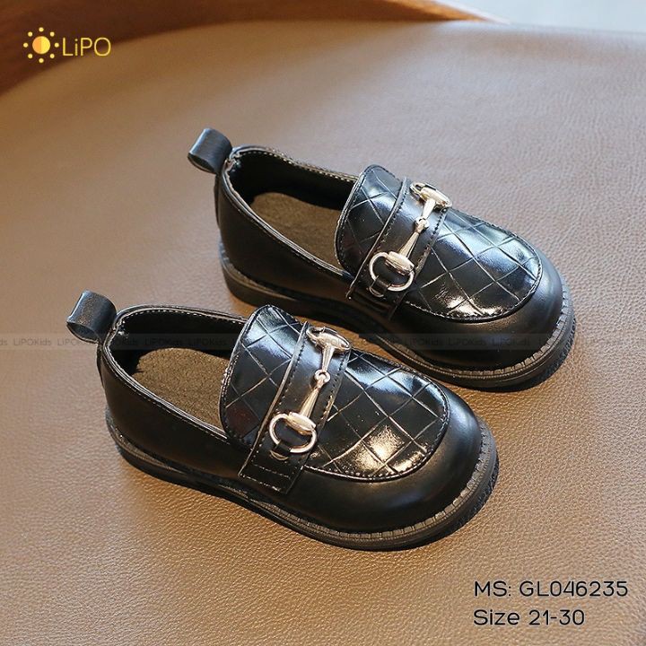 GIÀY CHO BÉ , GIÀY LƯỜI DA CHO BÉ TRAI - GL046