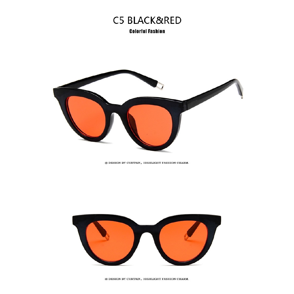 Mắt kính SAMJUNE mắt mèo thơi trang nhiều màu sành điệu cho nữ