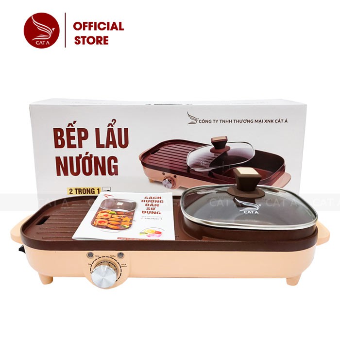 BẾP LẨU NƯỚNG ĐA NĂNG CAO CẤP CÁT Á 2 IN 1 - Tiết kiệm điện năng - chất lượng !