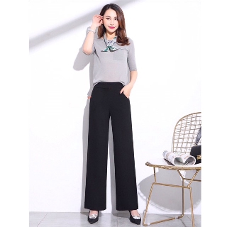 Quần Culottes dáng dài cạp khóa chìm