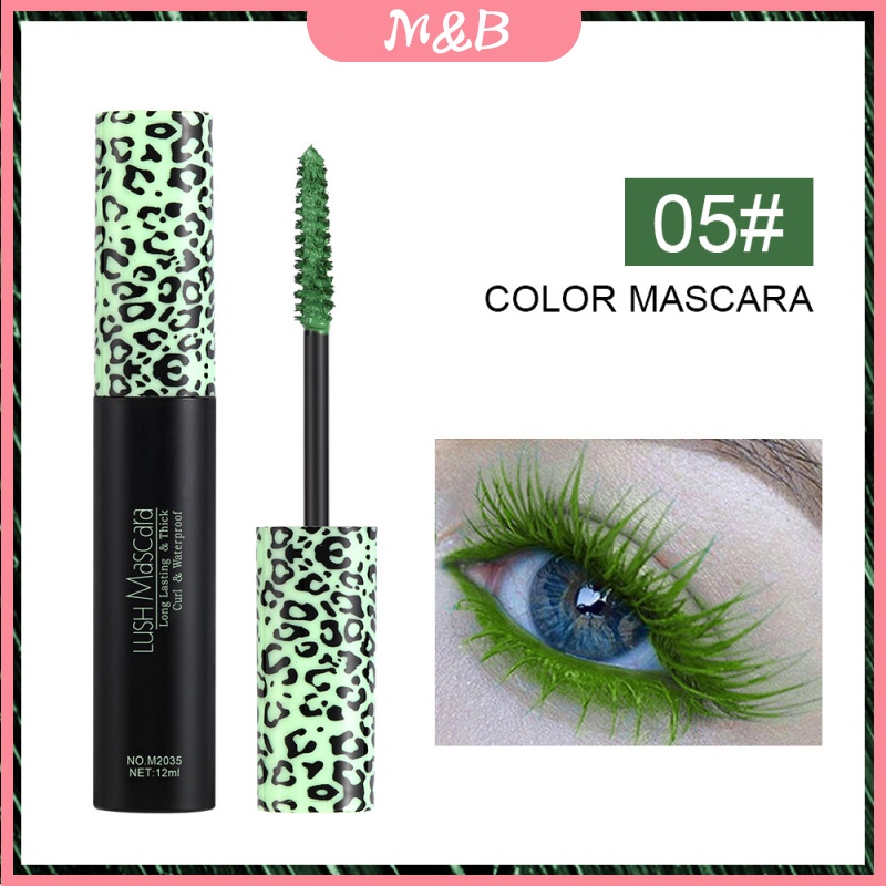 1 Pack of Color Mascara, Naturally Slim, Curled and Lengthened Blue, Green and Purple Waterproof Eyelashes | WebRaoVat - webraovat.net.vn