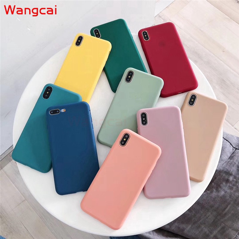 Samsung Galaxy A02 A02S M02S A32 4G 5G Phone Case Candy Color Colorful Plain Matte Fresh Simple Cute Soft Silicone TPU Casing Case Cover