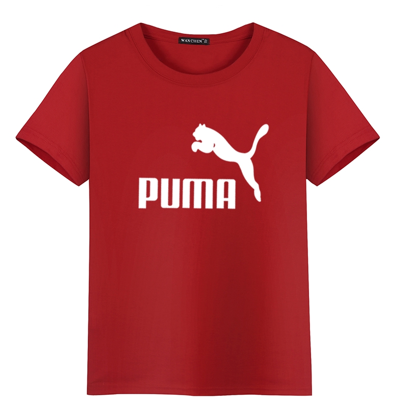 PUMA áo nam Tay Ngắn Cổ Tròn Có In Hình Thời Trang Phong Cách