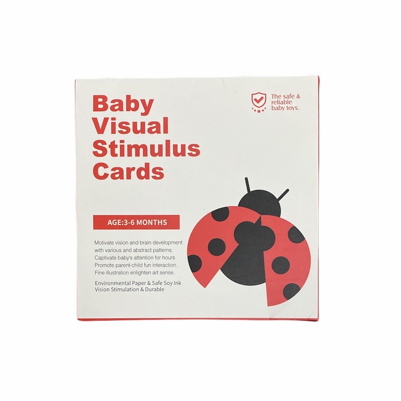 Bộ thẻ Flashcard thẻ kích thích thị giác theo phương pháp Montessori cho trẻ sơ sinh - Bộ 16 thẻ