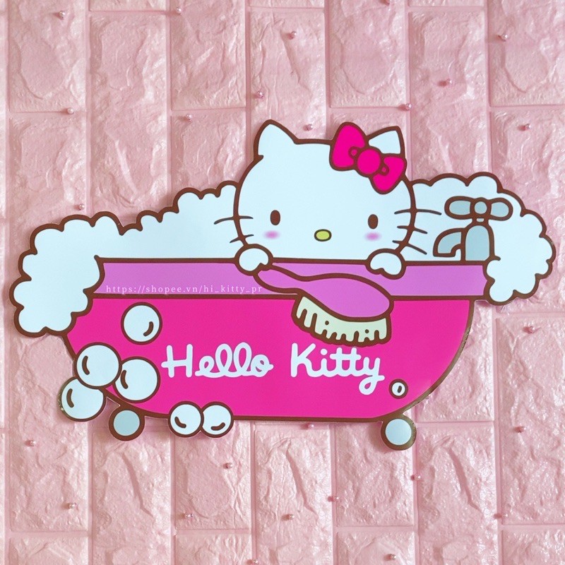 DECAL DÁN CỬA PHÒNG HELLO KITTY