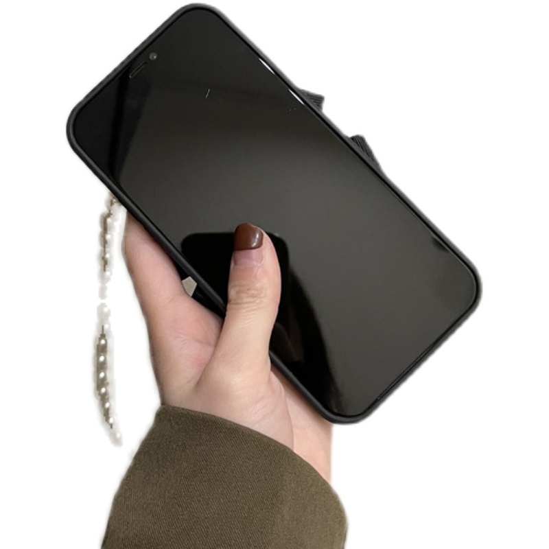 Ốp điện thoại hoa trà đính ngọc trai thích hợp cho IPHONE 5 5s 6 6s 7 8 plus X XR XS MAX 12 MINI 13 11 PRO MAX