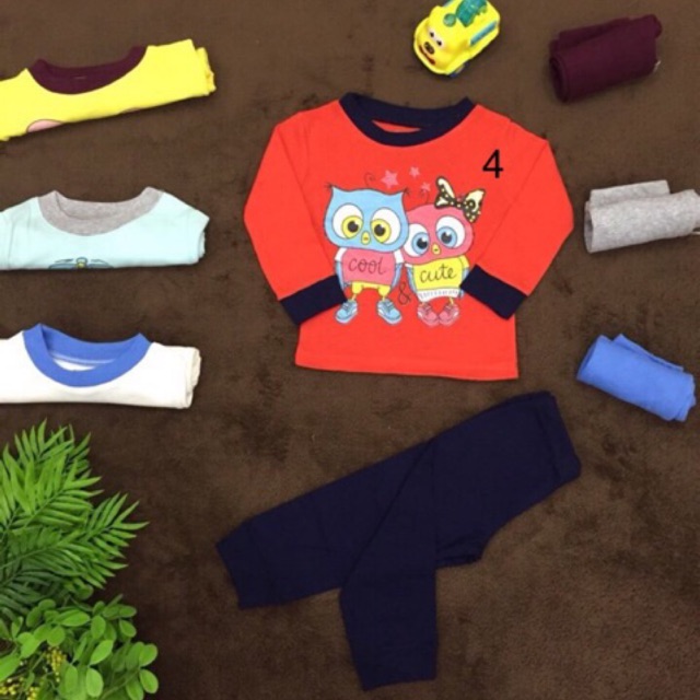 XẢ KHO HÀNG GIÁ SỐC BỘ BÉ TRAI TAY DÀI SIZE NHÍ 1