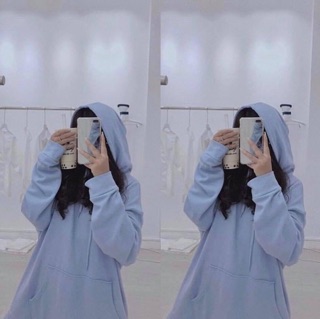 Áo Hoodie Basic Trơn 6 Màu Unisex