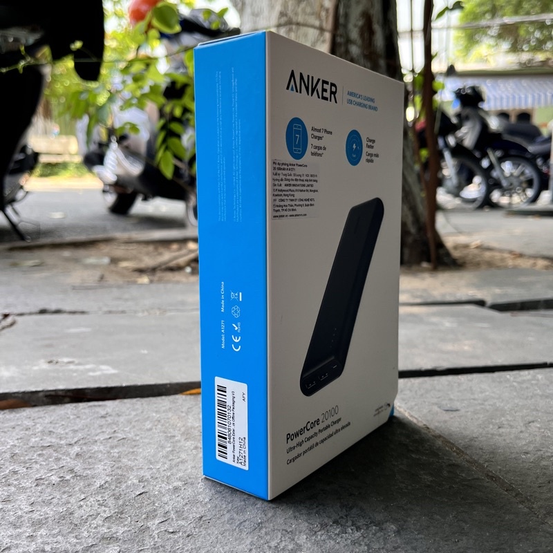 [NEW 100%] Pin sạc dự phòng ANKER PowerCore 20100mAh - A1271 - Bảo hành 12 tháng