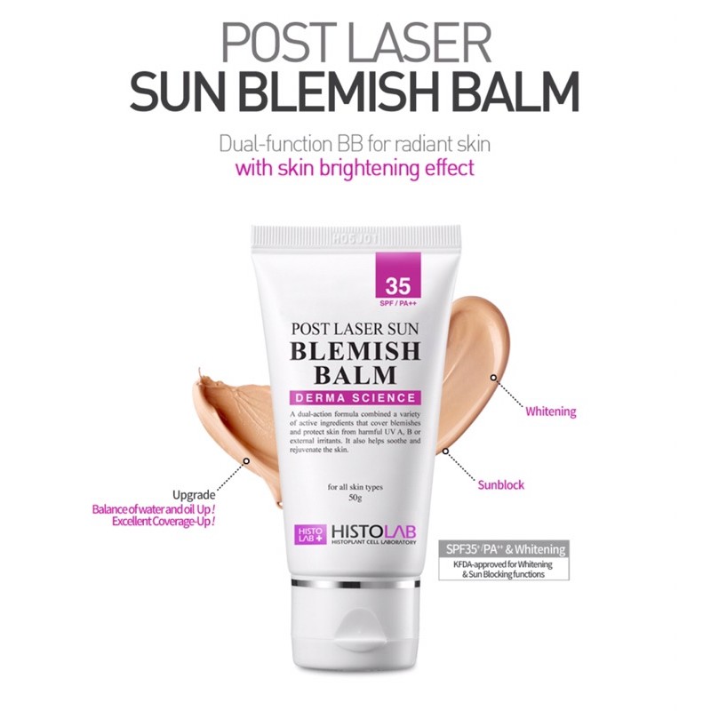 Sun Shine Blemish Balm SPF35 PA++ – Kem chống nắng dạng nền BB – Mầu tím