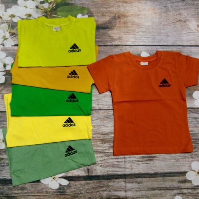 Áo trơn cho bé 8_23kg chất cotton 4c bán shop buon ll ib cắt lô đủ màu theo hình sỉ 25k khách chốt nhanh dùm e nhe số ll