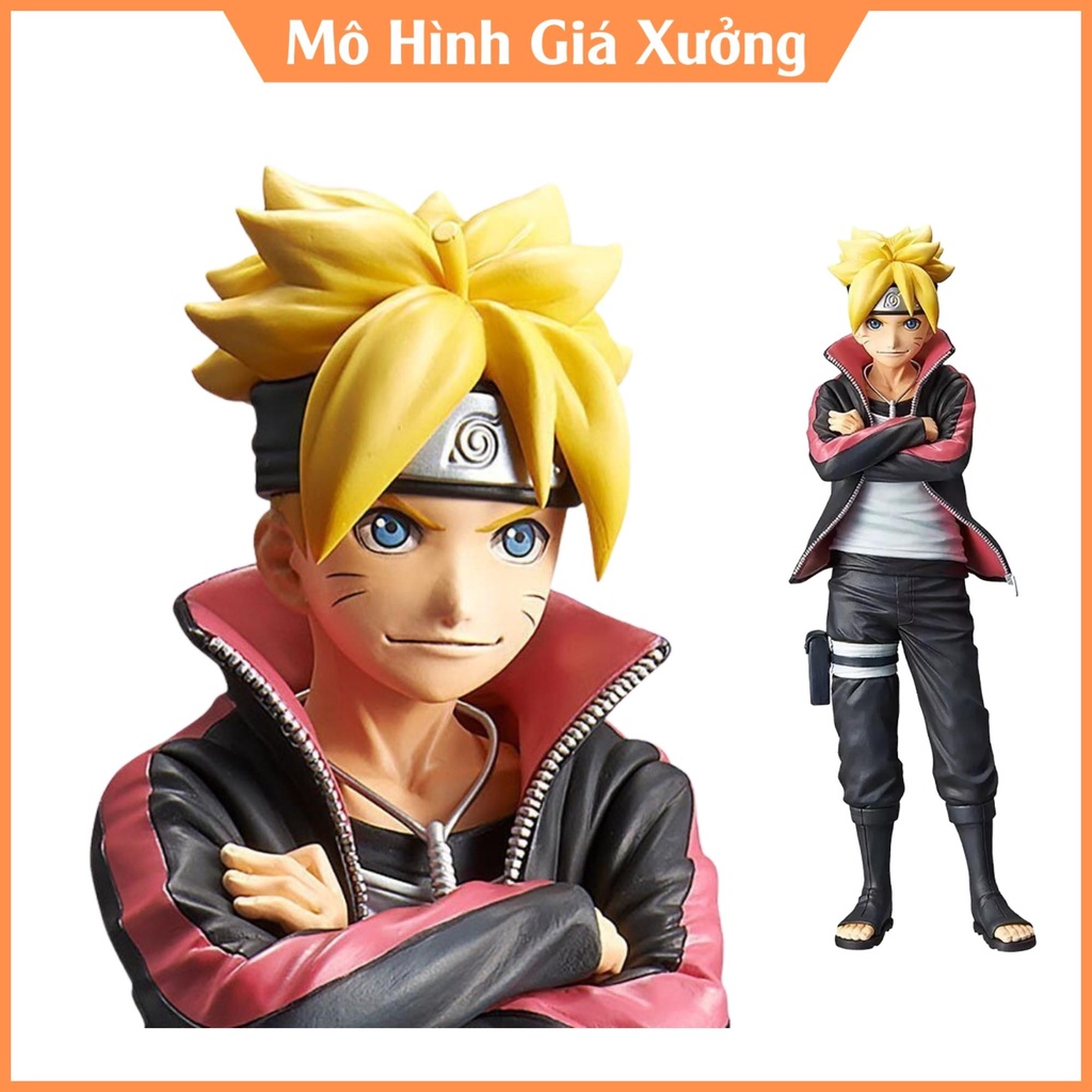 Mô hình Naruto - Boruto Dáng Đứng Siêu Chất , Siêu Ngầu - Cao 23cm - Nặng 500g - figure mô hình naruto mô hình giá xưởng