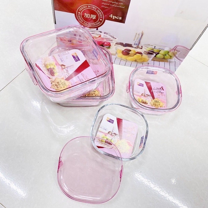 Bộ thuỷ tinh 4 món deli