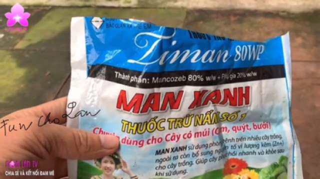 Thu oc trư bênh Mancozeb bổ sung Kẽm giúp cây sạch bệnh 80WP gói 100gr